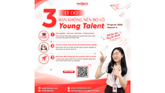 [MBB] – 3 LÝ DO BẠN KHÔNG NÊN BỎ LỠ YOUNG TALENT PROGRAM 2026 – SEASON 4